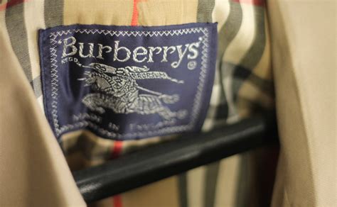 burberry white label|authentic burberry labels.